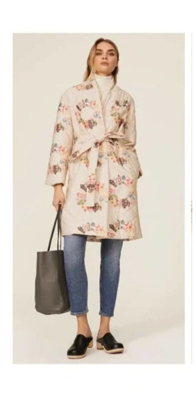 NEW Samantha Sipos Quilted Coat Size XS - Picture 14 of 14